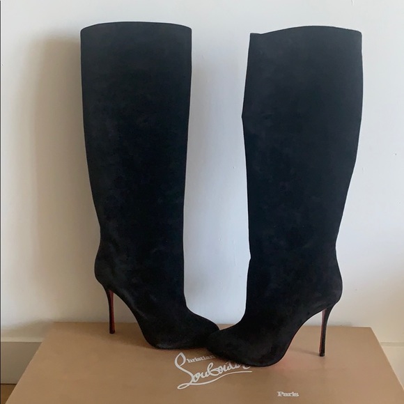 Christian Louboutin Shoes - NIB Louboutin VEAU 100  black suede 40.5